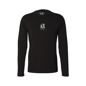 ARMANI EXCHANGE Majica črna/bela