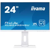 24 WHITE IPS panel, 1920x1080 at 120Hz, EyeComfort, 15cm height adjustable stand, 350cdm2, 1500:1, Speakers, HDMI, DisplayPort, 1ms MPRT,