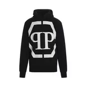 Philipp Plein Muški duks FABJB2710PJY002N-0201, Crni