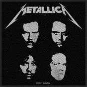 Metallica Black Album 2021 Našitek za šivanje 100 x 100 mm