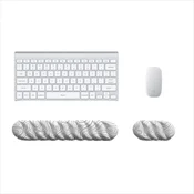 INF Ergonomski Komplet Podloge za Tipkovnico in Miško za Pisarniško Udobje Black&White, (5000071646)