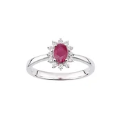 DIAMANT LETERNEL Prstan srebrna