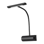 Mat črna LED zatemnitvena stenska svetilka z upogljivo konstrukcijo Curtis – Trio