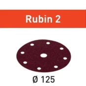 Brusni list Rubin 2 STF D125/8 P60 RU2/50 kos