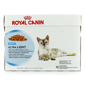 ROYAL CANIN Vlažna hrana za macke preko 12 meseci starosti, komadici u sosu Ultra light 10 ( 85gr x 12kesica)