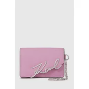 Usnjena denarnica Karl Lagerfeld K/SIGNATURE