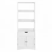 Songmics Kopalniška omarica 60x325x154 cm bela