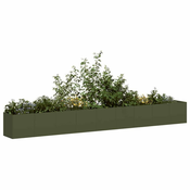 vidaXL vidaXL Sadilnik Olive Green 360x40x40 cm Hladno valjano jeklo, (21746800)