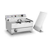 Cvrtnik za dvojno pecivo - 33 L - 400 V - 2 košari