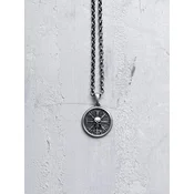 REYTEL Obeski VEGVISIR WITH SKULL srebrna
