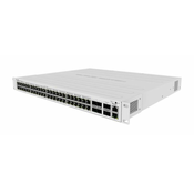 Mikrotik CRS354-48P-4S+2Q+RM mrežni prekidac Upravljano L3 Gigabit Ethernet (10/100/1000) Podrška za napajanje putem Etherneta (PoE) 1U