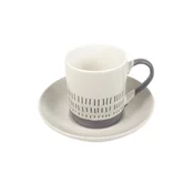 PORCELAN SET ZA KAFU130ml 6/1 (HAND/BEŽ) RXG-N241079