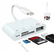 shumee Lightning micro SD USB adapter za bralnik kartic iPhone