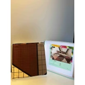 Tac Set posteljine Delta, 100x200cm, Braon-bež