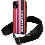 Karl Lagerfeld Karl Lagerfeld Color Stripes Strap - Ohišje za iPhone 14 (roza)