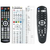 General SANGEAN RC-P21 - compatible General-branded remote control