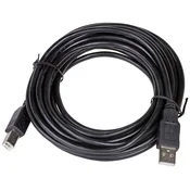 Akyga Akyga USB kabel USB-A vtič\, USB-B vtič 5.0 m črna AK-USB-18, (20578041)