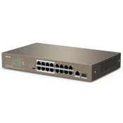 Stikalo (switch) 18 port 10/100 PoE Tenda TEF1118P-16-150W