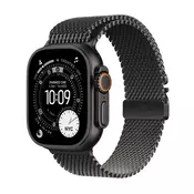 Apple Watch Ultra 3 Milanese Loop, GPS,Cellular, 49mm, M, Crni
