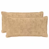 vidaXL Prevleka za blazino 2 kos HOUTEN Krem 40 x 80 cm