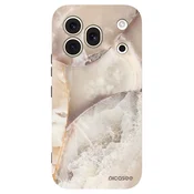 Silikonski črni ovitek za Honor 600 Pro - Cream marble