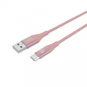 Celly USB-C kabl u pink boji ( USBTYPECCOLORPK )