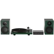 Pro-Ject Colourful Audio System E Satin Fir Green Gramofonski komplet