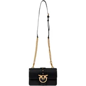 Pinko LOVE ONE MINI ST. CL VITELLO SETA 105856 Črna