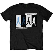 The Beatles Majica Abbey Road Colours Crossing Unisex Black 2XL