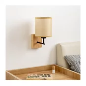 Brilagi - Zidna lampa NUBILA WOOD 1xE27/25W/230V hrast/svetlo braon
