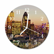 tulup.si Steklena okrogla ura London fi 30 cm