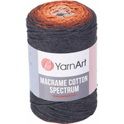 Yarn Art Macrame Cotton Spectrum 225 m 1307 Terracotta Grey Vrvica