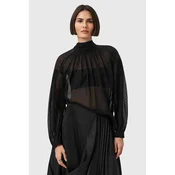 Bluza z dodatkom svile AllSaints PEARLA