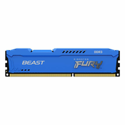 Kingston FURY Beast Blue 8GB DDR3-1600 CL10 UDIMM memorija za igre