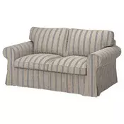 EKTORP Sofa dvosed, Karlshov bež/višebojna