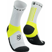 Compressport Ultra Trail Čarapes V2.0 White/Black/Safety Yellow T3 Čarape za trčanje