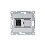 HAGER uticnica 1XRJ11 CAT.3 lumina siva WL2012