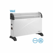 WELL CNV02 električni konvekcijski grelnik/radiator, moč 2000 W, 3 stopnje gretja, termostat, bel