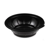 Skleda za solato (rPET) črna O176mm 500ml [50 kos]