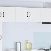 vidaXL Stenska kuhinjska omarica Bela 80 x 31 x 40 cm Konstruiran les