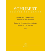 SCHUBERT:SONATA IN A MINOR ARPEGGIONE VIOLA AND PIANO