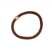 INF Paket 10 preprostih, zelo elastičnih gumic za lase Brown, (21749144)