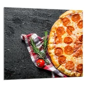 shumee STEKLENA PLOŠČA ZA KUHINJO 65x60 Pizza
