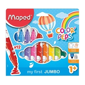 Flomasteri Maped Colorpeps Maxi, 5 mm, 12 komada