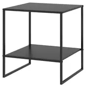 Homestar Stranska mizica 40x40x45 cm črna