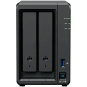 Synology DS725+, Tower, 2-Bays 3.5 SATA HDD/SSD, 2 x M.2 2280 NVMe SSD, CPU AMD Ryzen R1600 dual-core (4-thread), max. boost up to 3.1 GHz, 4 GB DDR