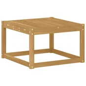 Vidaxl Zunanja miza Masiven les akacije Bela 59 x 59 x 37 cm