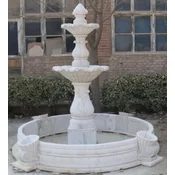 Casa Padrino luxury baroque marble fountain white A� 245 x H. 210 cm