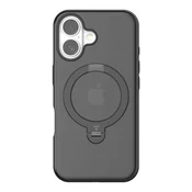 Torras Torras Ostand Spin etui za iPhone 16 Plus (črn)