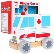 Leseni edukativni kombi nujne pomoči za sestavljanje - Ambulanca